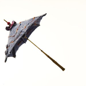 Heather Blue Cashmere Winter Parasol image 2