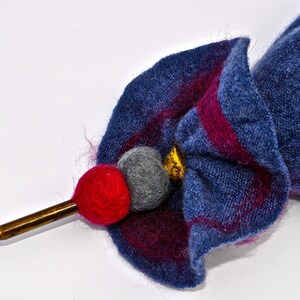 Heather Blue Cashmere Winter Parasol image 5