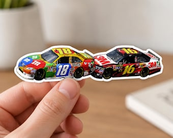 Kyle Busch Tribute Sticker, Rowdy Forever Memorial Decal, Vintage Racing Fan Sticker, Remembrance Vinyl Sticker