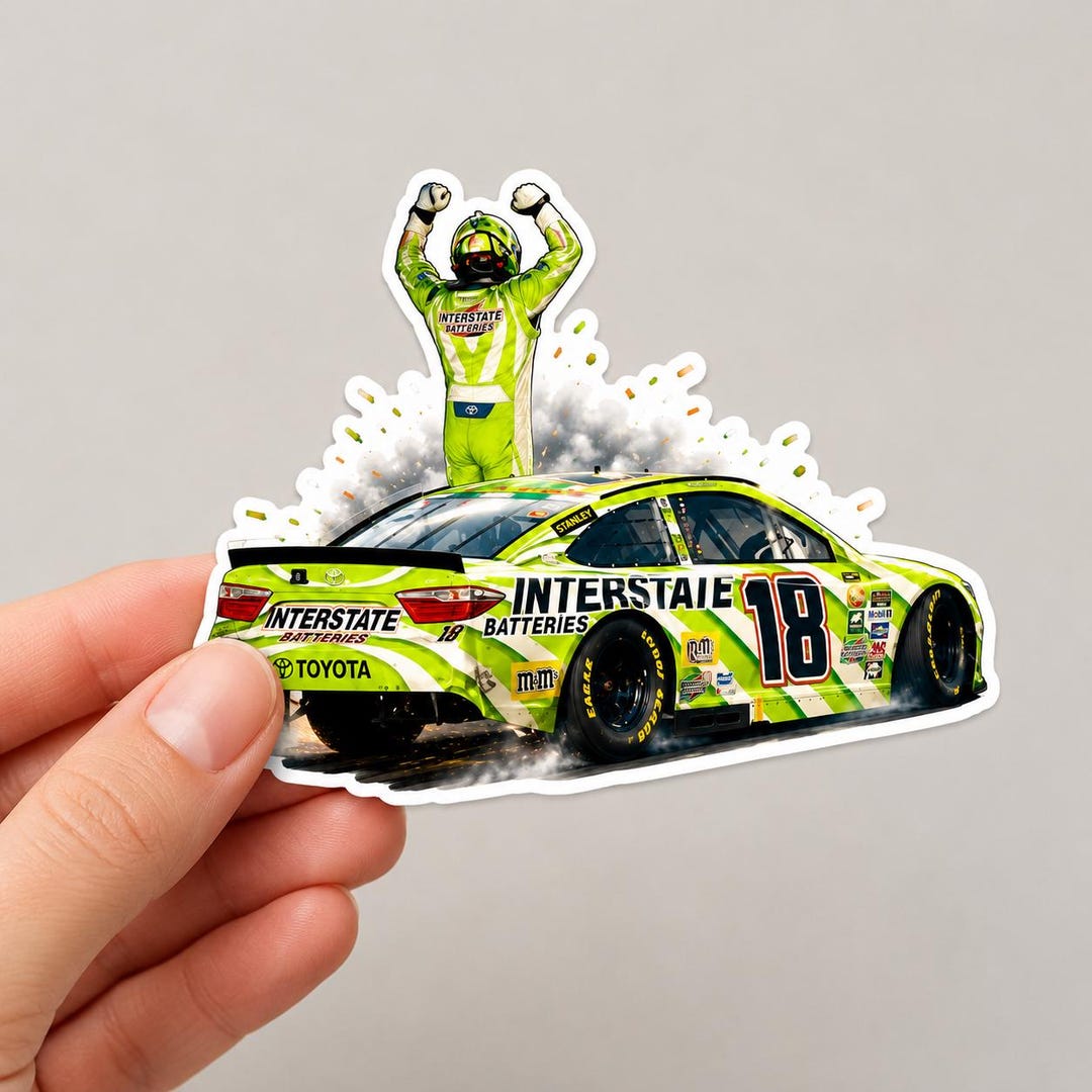 Rowdy Window Sticker Kyle Busch Tribute Sticker, Rowdy Forever Memorial Decal, Vintage ...