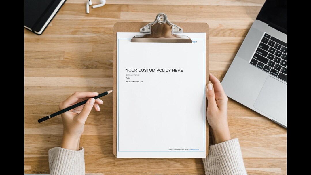 Custom Security Policy Template | Made to Order | CMMC, HIPAA, NIST ...