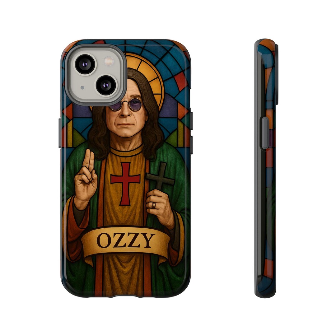 Ozzy Osbourne Stained Glass Tough Phone Case, Rock Music Gift - Etsy