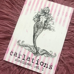 Cuaderno de bocetos de Carlations vol. 1 libro de arte
