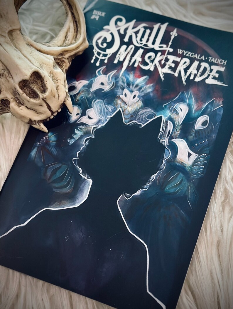 Skull Maskerade Issue 4 Watercolor Comic Macabre Gothic Fairytale Art Book by Carla Wyzgala and Justin Tauch image 1