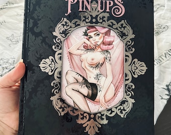 NOUVEAU ! Livre d'art pin-up aquarelle Carlations Boudoir burlesque NSFW Croquis de nus par Carla Wyzgala