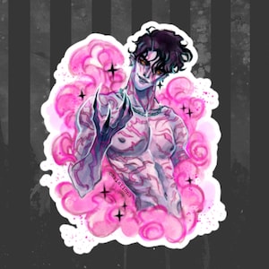 JINU water bottle sticker Saja Boys Kpop Demon Hunters vinyl die-cut Bubble-free stickers