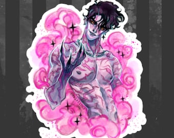 JINU water bottle sticker Saja Boys Kpop Demon Hunters vinyl die-cut Bubble-free stickers