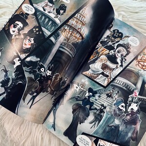 Skull Maskerade Issue 4 Watercolor Comic Macabre Gothic Fairytale Art Book by Carla Wyzgala and Justin Tauch image 3