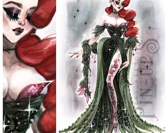 Stampa artistica da boudoir: Ivy Siren Pin-Up - Carla Wyzgala