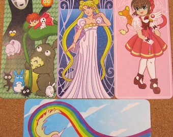 anime bookmarks etsy