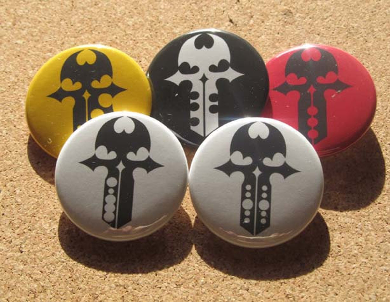 The World ends with you Key pins TWEWY 5 pins set Etsy