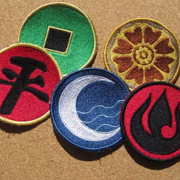 Avatar Emblemen en Naties Kies 1 machine geborduurd ijzer op OF naaien op patch