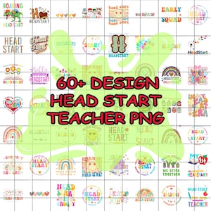 60+ Teacher Head Start png Bundle, First Day Of School Teacher Pencil Coquette, Back To School Png, Teacher Shirt Png, Teacher Appreciation