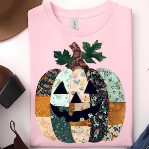 Preppy Floral Pumpkin png, Floral Patchwork png, Fall Pumpkin png, Autumn png, Fall Girly png, Fall Sublimation, Tis the season, Pumpkin png