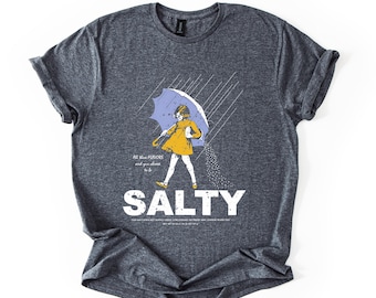 Salty Girl Tee: Women's Vintage Cotton Blend T-Shirt
