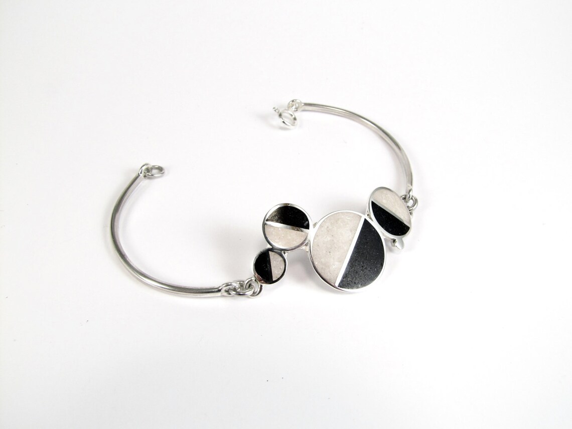 Sterling Silver Bracelet Modern Bracelet Contemporary Etsy