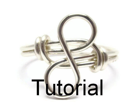 Infinity Ring Tutorial for Beginner Wrappers Wire Wrapped Jewelry Tutorials for Beginners How to Make Rings DIY Rings Etsy UK