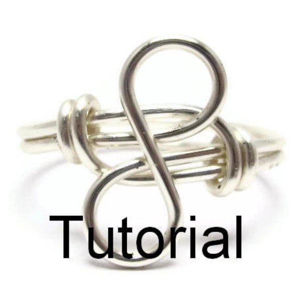 Infinity Ring Tutorial For Beginner Wrappers - Wire Wrapped Jewelry Tutorials for Beginners - How to Make Rings - DIY Rings