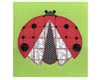 Ladybird Petticoats Paper Quilt Card Pattern GC125
