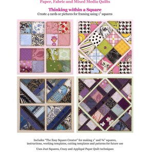 Thinking within a Square Paper Quilt Card Pattern - GC104