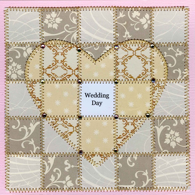 A Heartfelt Message Paper Quilt Card Pattern GC108b image 4