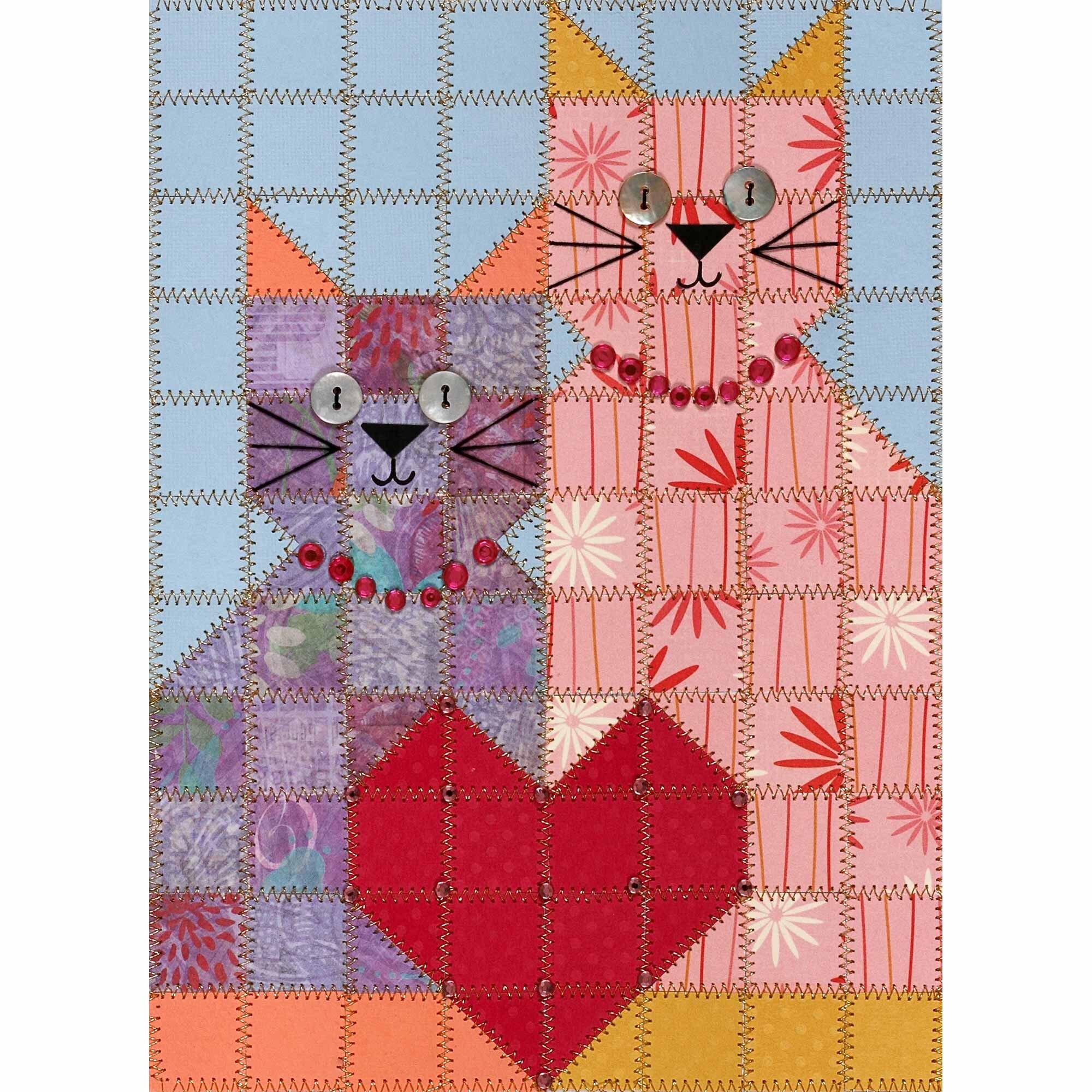 Love Cats Paper Quilt Picture & Cards Pattern PC101 - Etsy