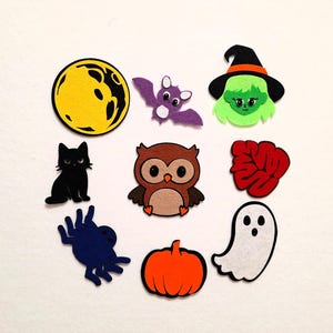 Halloween-viltenverhaal: spel bruine uil, activiteit flanelbord