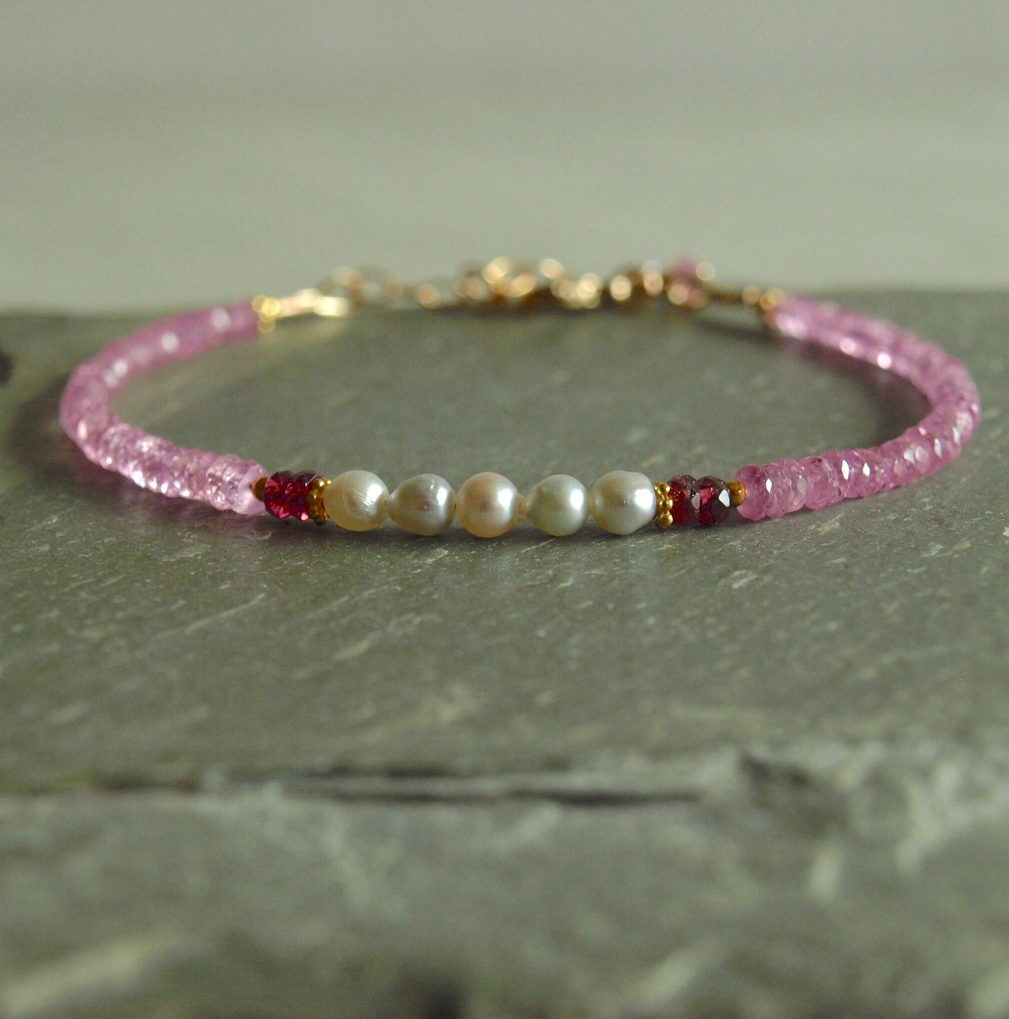 Gemstone Fade Chain Bracelet