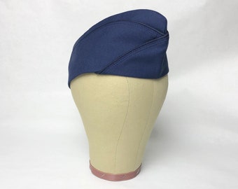 Vintage 1980s Sam Bonk Garrison Cap, Vintage Military Cap, Deadstock Military Attire, Vintage 1980's Airforce Cap, Size 7 1/8