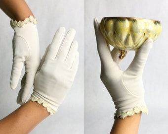 girls wedding gloves