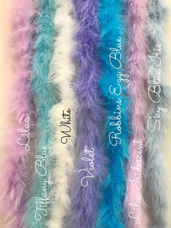 60 grams Party Costume Feather Boa Purple Feather Boa 6/'