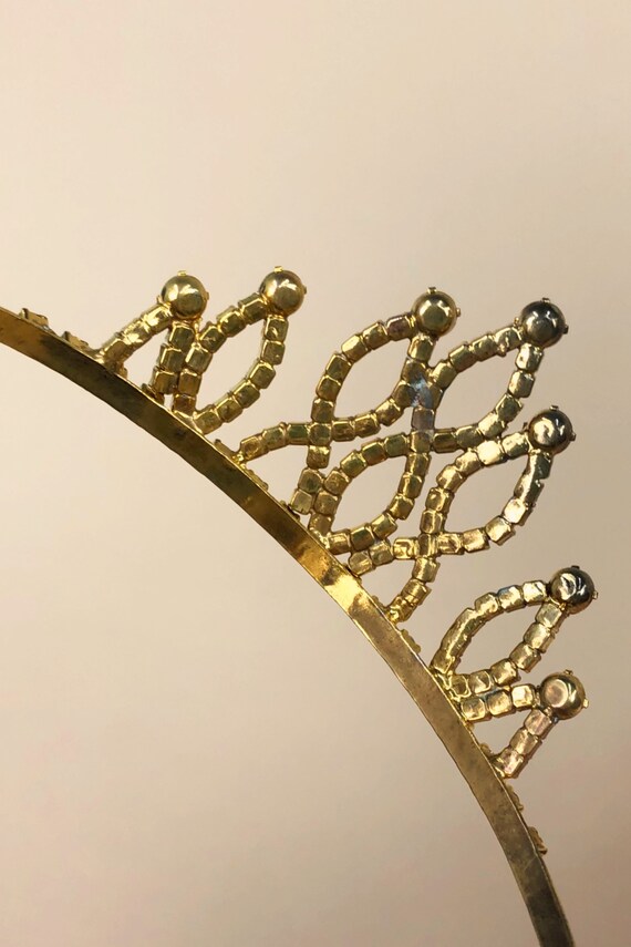 Vintage  Rhinestone Tiara, Vintage Bridal Crown, … - image 9