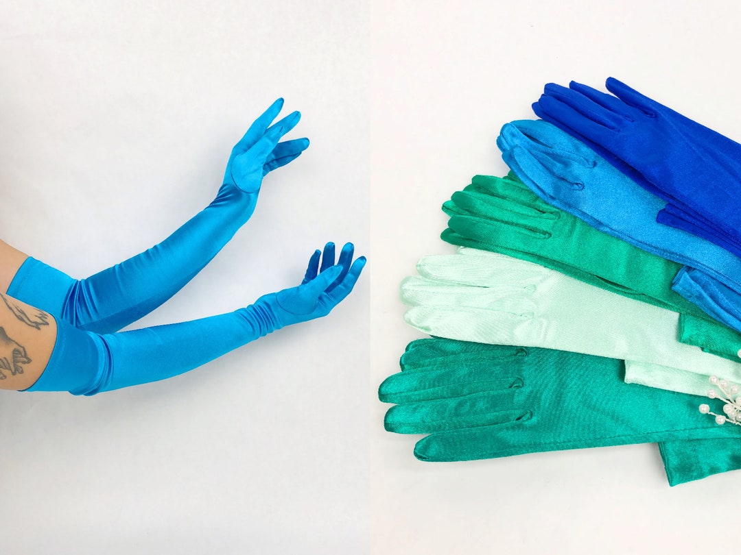 Tarot Print Tulle Gloves, Fashion Gloves