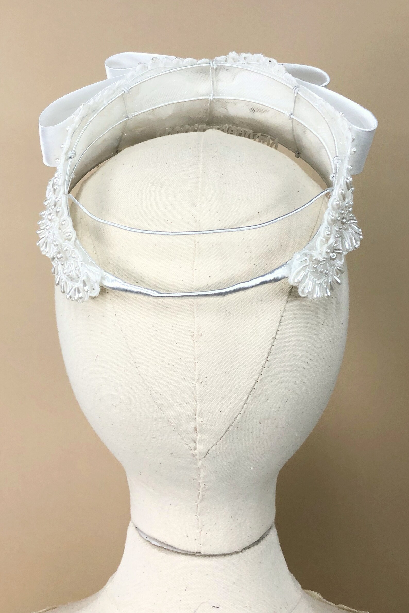 Couronne de mariée perlée couronne de mariée perlée couronne Etsy France