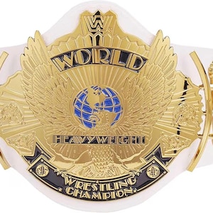 Winged Eagle Wrestling Title Belt Championship Title Belt Replica Adult Waist Size Up to 46&quot;