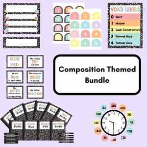 Composition Themed Classroom Bundle