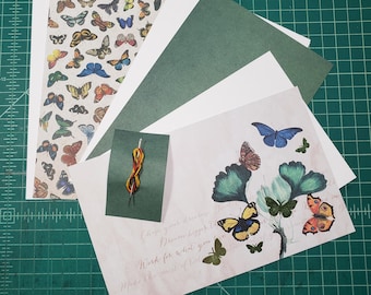 DIY Notebook Bookbinding Kit – Makes Three Pamphlet Stitch Books