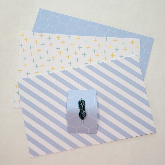 DIY Notebook Bookbinding Kit – Materials for Three Notebooks