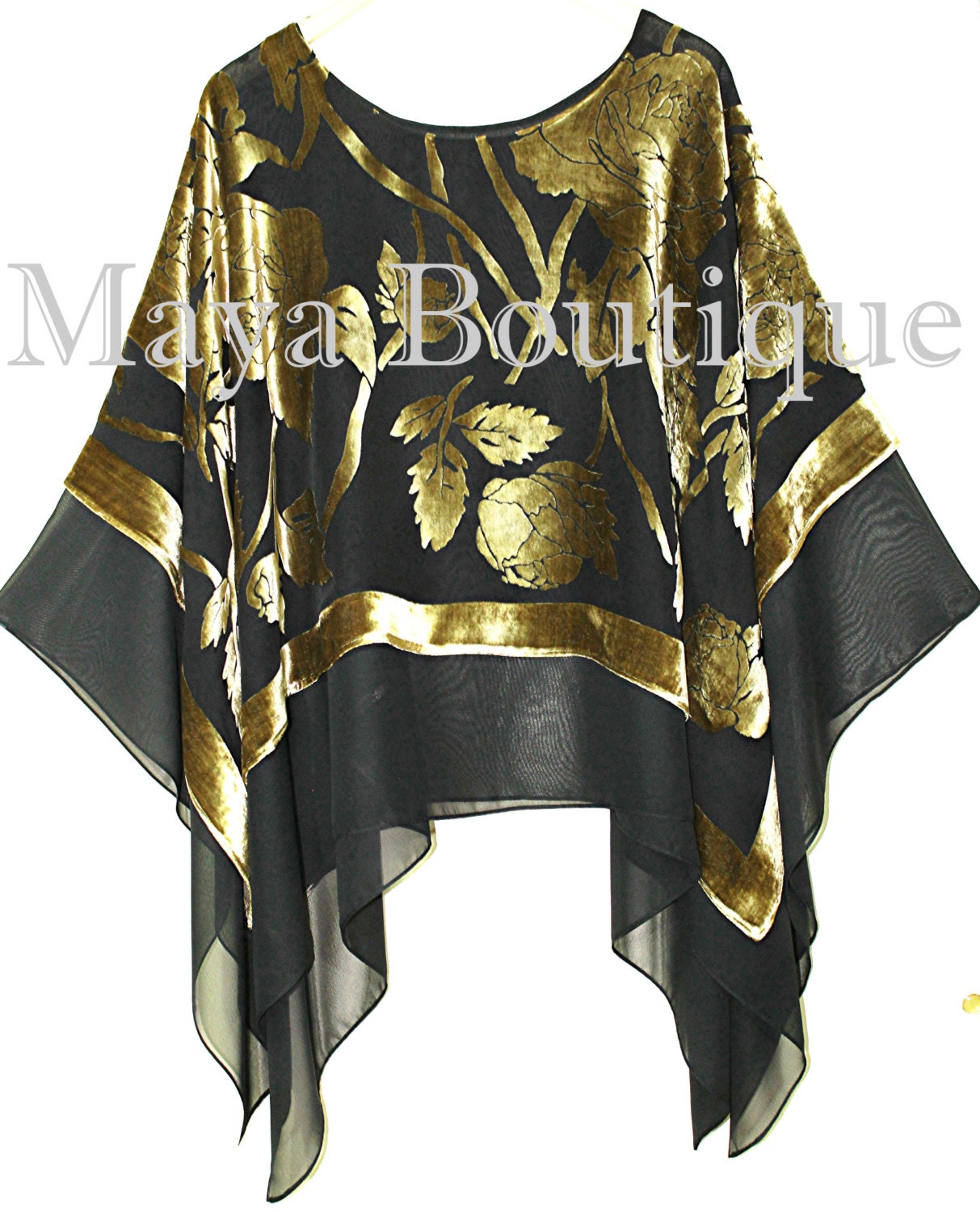 Chiffon 2025 poncho tops
