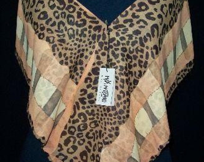 Georgette Scarf Sash Animal Print by Maya Beautiful