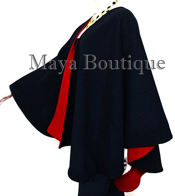 reversible cape coat