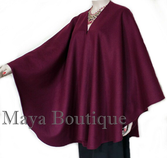 burgundy wrap coat