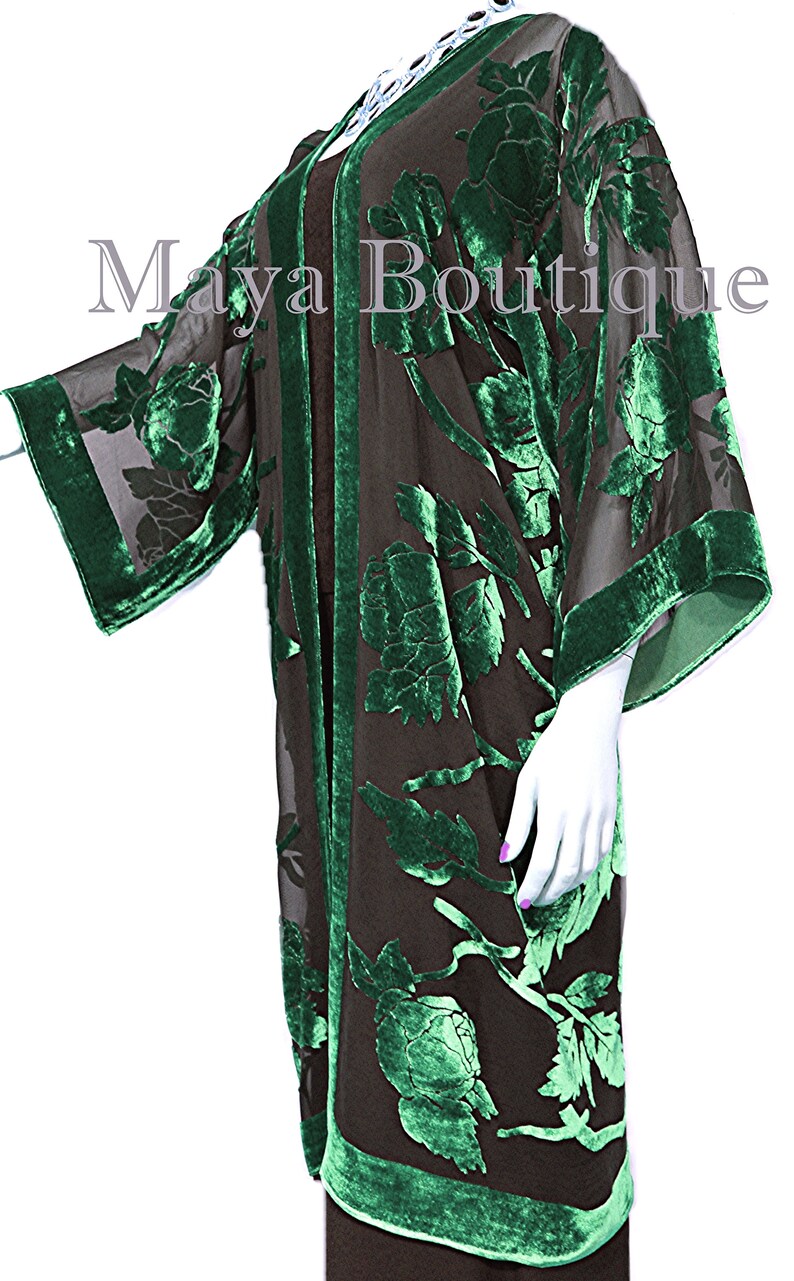 Kimono Jacket Green and Grey main image 0