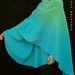 Cashmere Cape Ruana Wrap Ombres Hand Dyed Light Blue Turquoise & Misty ...
