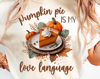 Pastel de calabaza PNG Diseño de camiseta de otoño Sublimación de otoño Pastel de otoño PNG Amante del pastel de calabaza PNG Divertido pastel de calabaza Descarga digital Comida de otoño PNG