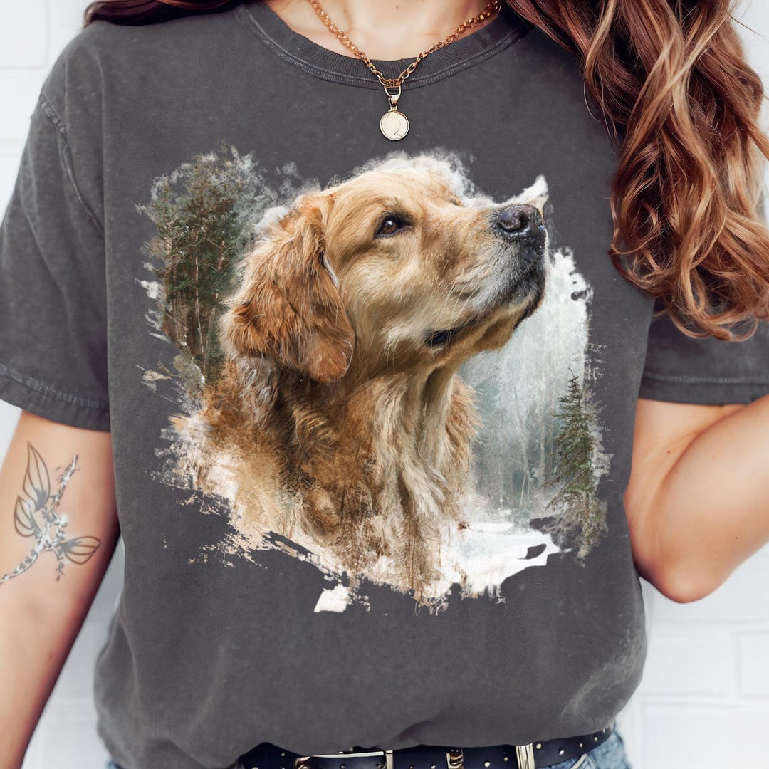 Vintage Golden Retriever PNG 90s Graphic Style Golden Sublimation ...