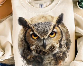 Vintage Owl PNG 90s Graphic Style Woodland Animals Sublimation Grunge Retro Barn Owl Png Nature Shirt Design Printable 2000s Wildlife Lover