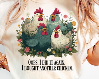 Funny Chicken PNG Chicken Lover SVG Farm Humor Design Agriculture Png Country Life Svg Chickens Digital Png Funny Farm Animals Sublimation