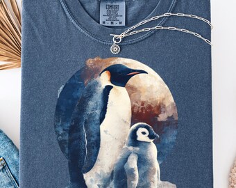 Vintage Pinguine PNG 90er Jahre Grafikstil Polar Tiere Sublimation Grunge Retro Pinguin Png Natur Shirt Design Druckbare 2000er Jahre Tierliebhaber