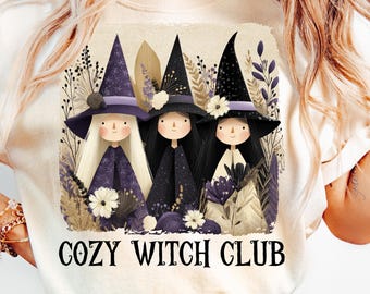 Cute Witch PNG Cute Spooky Season Png Halloween Png Trendy Halloween Png Retro Halloween Shirt Design Witch Png Spooky Vibes Sublimation